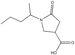 5-oxo-1-(pentan-2-yl)pyrrolidine-3-carboxylic acid Structure