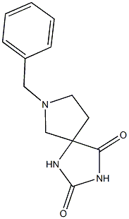 7-benzyl-1,3,7-triazaspiro[4.4]nonane-2,4-dione 구조식 이미지