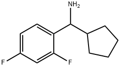 cyclopentyl(2,4-difluorophenyl)methanamine 구조식 이미지