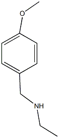 ethyl[(4-methoxyphenyl)methyl]amine Structure