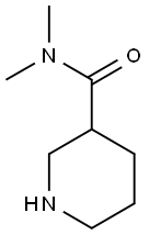 N,N-dimethylpiperidine-3-carboxamide 구조식 이미지