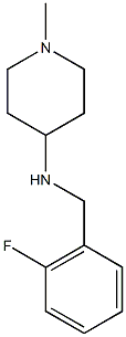 N-[(2-fluorophenyl)methyl]-1-methylpiperidin-4-amine Structure