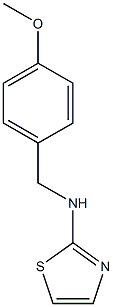 N-[(4-methoxyphenyl)methyl]-1,3-thiazol-2-amine Structure