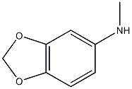 N-methyl-2H-1,3-benzodioxol-5-amine 구조식 이미지