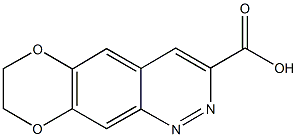 7,8-DIHYDRO[1,4]DIOXINO[2,3-G]CINNOLINE-3-CARBOXYLIC ACID 구조식 이미지