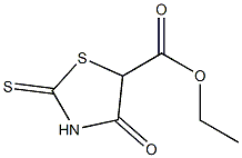 ETHYL 4-OXO-2-THIOXO-1,3-THIAZOLIDINE-5-CARBOXYLATE 구조식 이미지