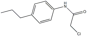 2-CHLORO-N-(4-PROPYLPHENYL)ACETAMIDE 구조식 이미지