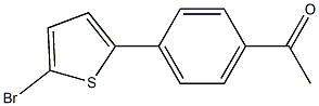 1-[4-(5-BROMOTHIEN-2-YL)PHENYL]ETHANONE Structure