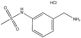 N-[3-(AMINOMETHYL)PHENYL]METHANESULFONAMIDE HYDROCHLORIDE 구조식 이미지