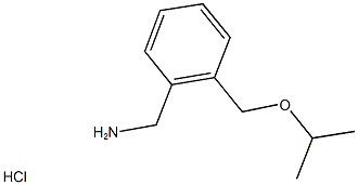 1-[2-(ISOPROPOXYMETHYL)PHENYL]METHANAMINE HYDROCHLORIDE 구조식 이미지