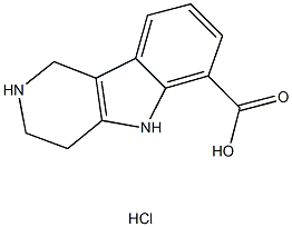 2,3,4,5-TETRAHYDRO-1H-PYRIDO[4,3-B]INDOLE-6-CARBOXYLIC ACID HYDROCHLORIDE Structure