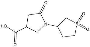 1-(1,1-DIOXIDOTETRAHYDROTHIEN-3-YL)-5-OXOPYRROLIDINE-3-CARBOXYLIC ACID 구조식 이미지