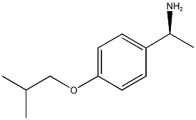 (1S)-1-(4-ISOBUTOXYPHENYL)ETHANAMINE 구조식 이미지