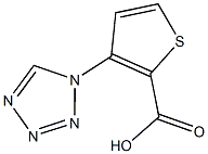 3-(1H-tetrazol-1-yl)thiophene-2-carboxylic acid 구조식 이미지