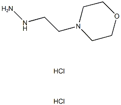 4-(2-hydrazinoethyl)morpholine dihydrochloride 구조식 이미지