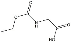 [(ethoxycarbonyl)amino]acetic acid 구조식 이미지