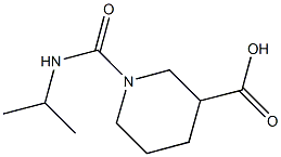 1-[(isopropylamino)carbonyl]piperidine-3-carboxylic acid 구조식 이미지