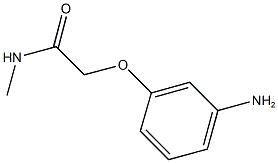 2-(3-aminophenoxy)-N-methylacetamide 구조식 이미지