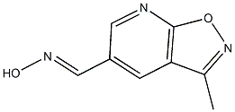 3-methylisoxazolo[5,4-b]pyridine-5-carbaldehyde oxime Structure