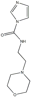 N-(2-morpholin-4-ylethyl)-1H-imidazole-1-carboxamide 구조식 이미지