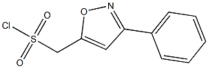(3-phenylisoxazol-5-yl)methanesulfonyl chloride Structure