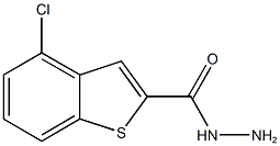 4-chloro-1-benzothiophene-2-carbohydrazide Structure