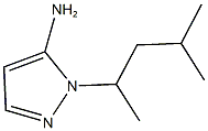 1-(1,3-dimethylbutyl)-1H-pyrazol-5-amine Structure
