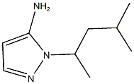 1-(1,3-dimethylbutyl)-1H-pyrazol-5-amine 구조식 이미지