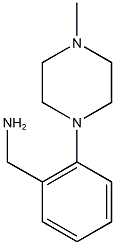 [2-(4-methylpiperazin-1-yl)phenyl]methanamine Structure