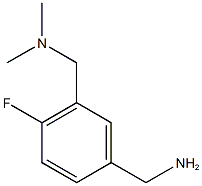 {3-[(dimethylamino)methyl]-4-fluorophenyl}methanamine 구조식 이미지