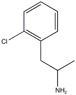 1-(2-chlorophenyl)propan-2-amine 구조식 이미지