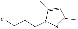 1-(3-chloropropyl)-3,5-dimethyl-1H-pyrazole Structure