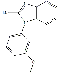 1-(3-methoxyphenyl)-1H-1,3-benzodiazol-2-amine Structure