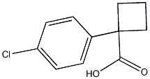 1-(4-chlorophenyl)cyclobutane-1-carboxylic acid Structure