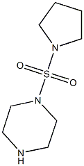 1-(pyrrolidine-1-sulfonyl)piperazine 구조식 이미지