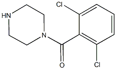 1-[(2,6-dichlorophenyl)carbonyl]piperazine Structure