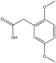 2-(2,5-dimethoxyphenyl)acetic acid Structure