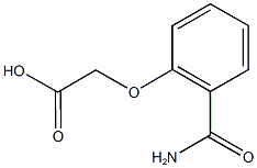 2-(2-carbamoylphenoxy)acetic acid 구조식 이미지
