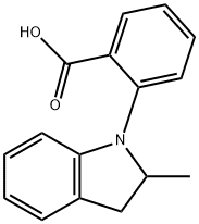 2-(2-methyl-2,3-dihydro-1H-indol-1-yl)benzoic acid Structure