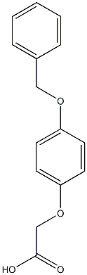 2-[4-(benzyloxy)phenoxy]acetic acid Structure