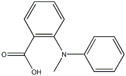 2-[methyl(phenyl)amino]benzoic acid Structure