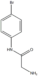 2-amino-N-(4-bromophenyl)acetamide 구조식 이미지