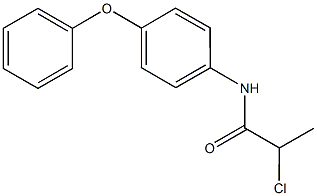 2-Chloro-N-(4-phenoxy-phenyl)-propionamide 구조식 이미지