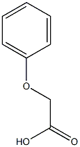 2-phenoxyacetic acid Structure