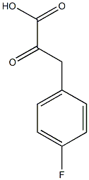 3-(4-fluorophenyl)-2-oxopropanoic acid 구조식 이미지