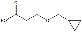 3-(cyclopropylmethoxy)propanoic acid Structure