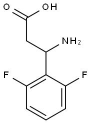 3-amino-3-(2,6-difluorophenyl)propanoic acid 구조식 이미지