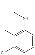 3-chloro-N-ethyl-2-methylaniline Structure