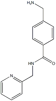 4-(aminomethyl)-N-(pyridin-2-ylmethyl)benzamide Structure