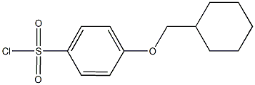 4-(cyclohexylmethoxy)benzenesulfonyl chloride 구조식 이미지